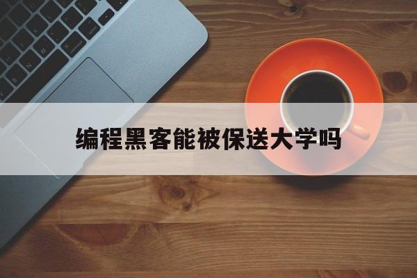 编程黑客能被保送大学吗（黑客一定要学编程吗）