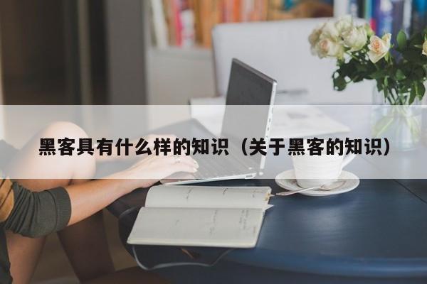 黑客具有什么样的知识（关于黑客的知识）