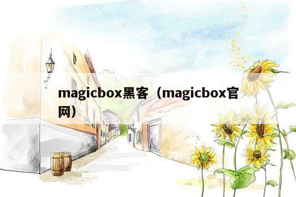 magicbox黑客（magicbox官网）