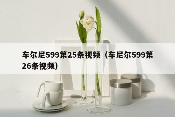 车尔尼599第25条视频（车尼尔599第26条视频）