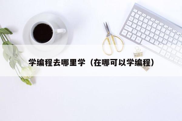 学编程去哪里学（在哪可以学编程）