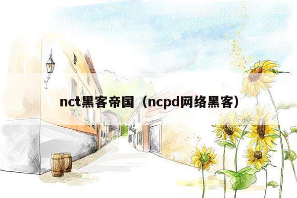 nct黑客帝国（ncpd网络黑客）