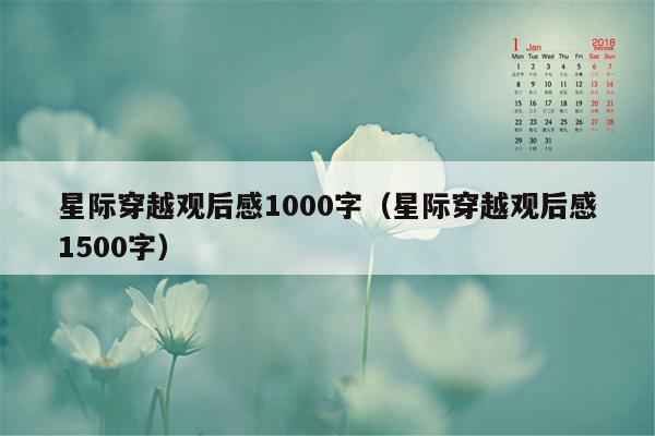 星际穿越观后感1000字（星际穿越观后感1500字）