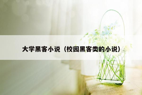 大学黑客小说（校园黑客类的小说）