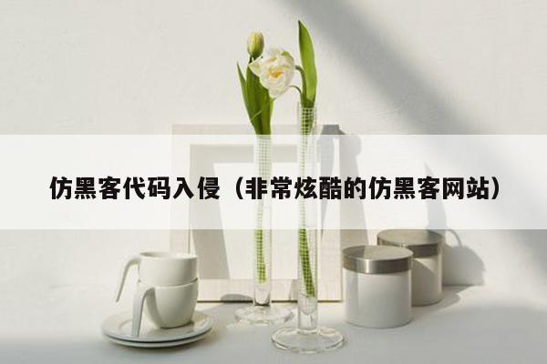 仿黑客代码入侵（非常炫酷的仿黑客网站）