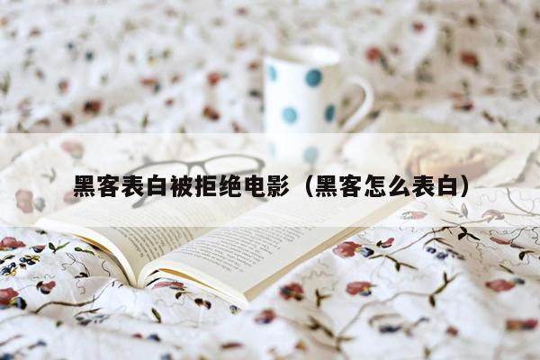 黑客表白被拒绝电影（黑客怎么表白）