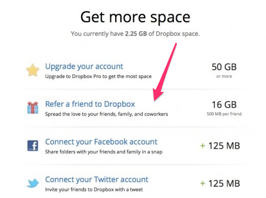 Dropbox推荐打算：每3个月将用户群翻倍的增长要领