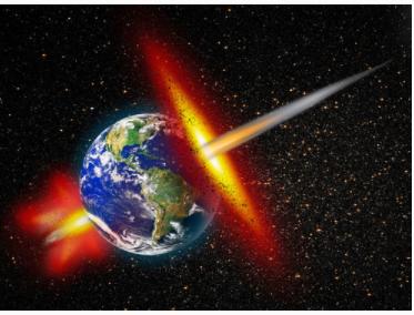 世界末日小行星撞击地球——人类在宇宙面前太
