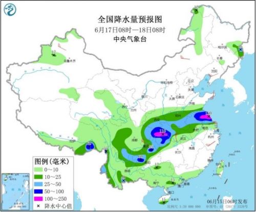 江淮江汉四川盆地有强降雨 江南等地有高温天气