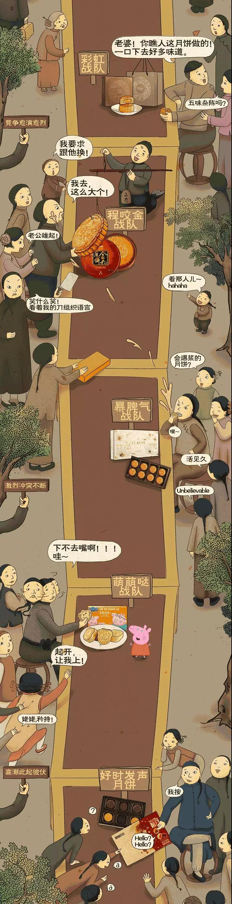 天猫超市的中秋节文案很会玩
