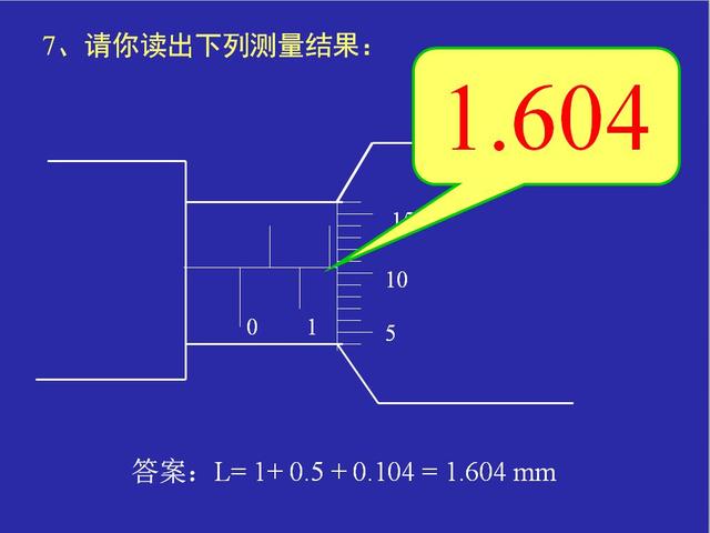 看懂了这几幅图，就学会了千分尺的使用！