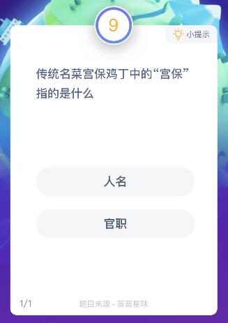 宫保鸡丁宫保指什么？宫保是指人还是官名