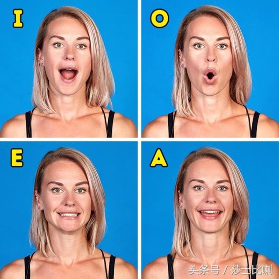 8个有效的练习可以让你的脸变瘦