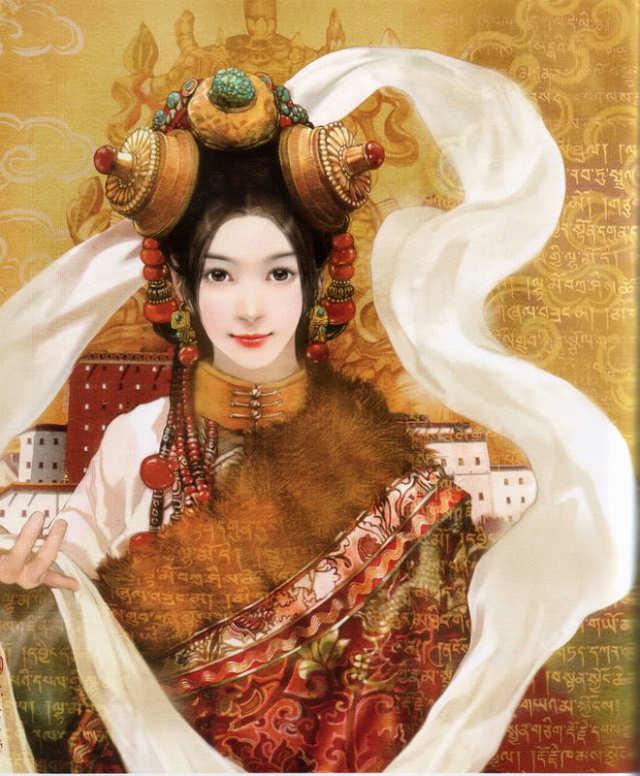 56个民族，56朵花——中华各民族人物画欣赏