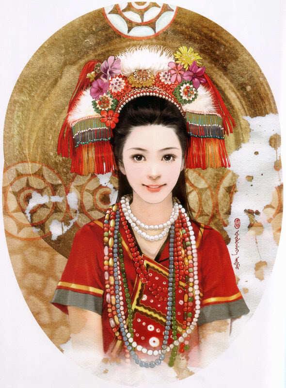 56个民族，56朵花——中华各民族人物画欣赏