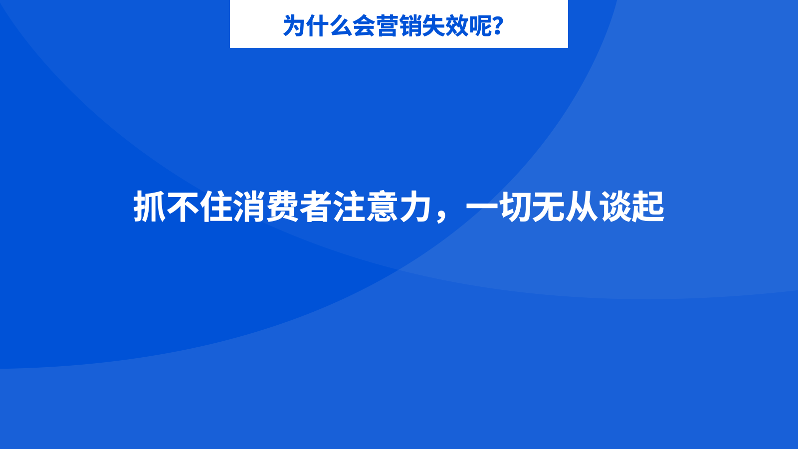 营销命门：消费者留意力