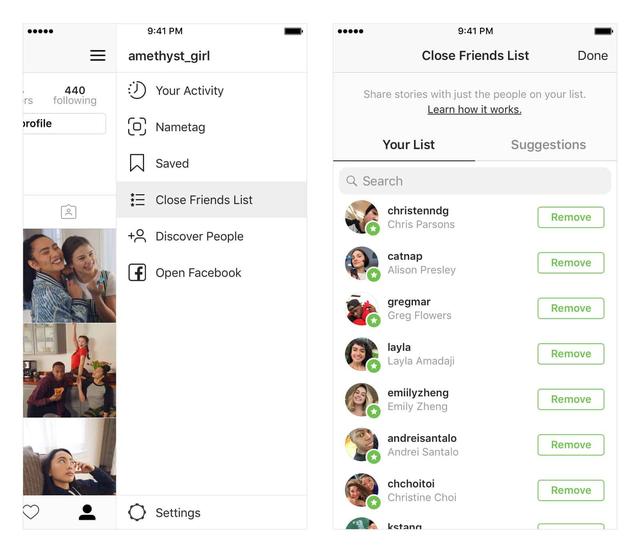 一步步向微信靠拢？Instagram推出“密友”功能，效仿“朋友圈”
