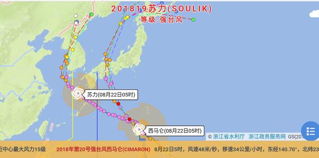 台风早知道，苏力、西马仑路径图