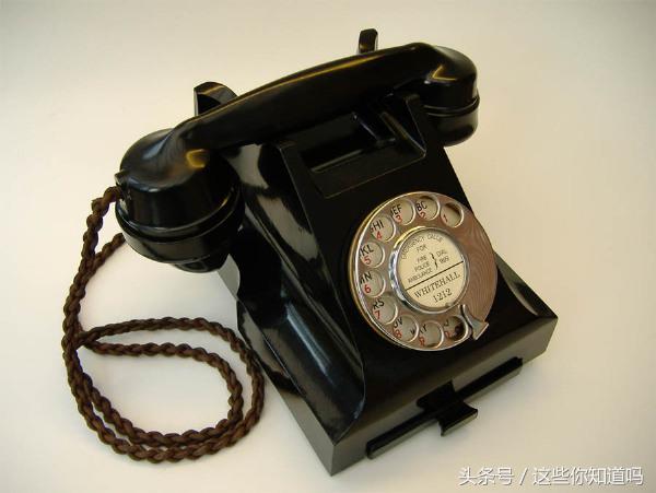 旋转拨号式电话机（图）及其工作原理