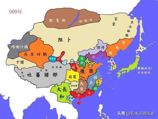 五代十国是哪五代，哪十国？究竟有多乱？