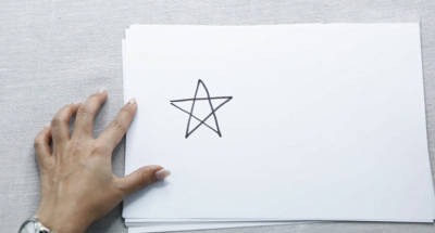 五角星简笔画 五角星的简易画法