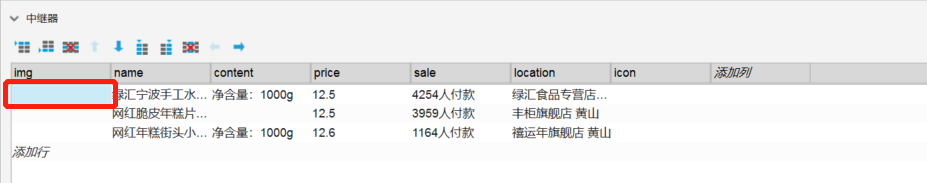 中继器实现图片文本信息展示