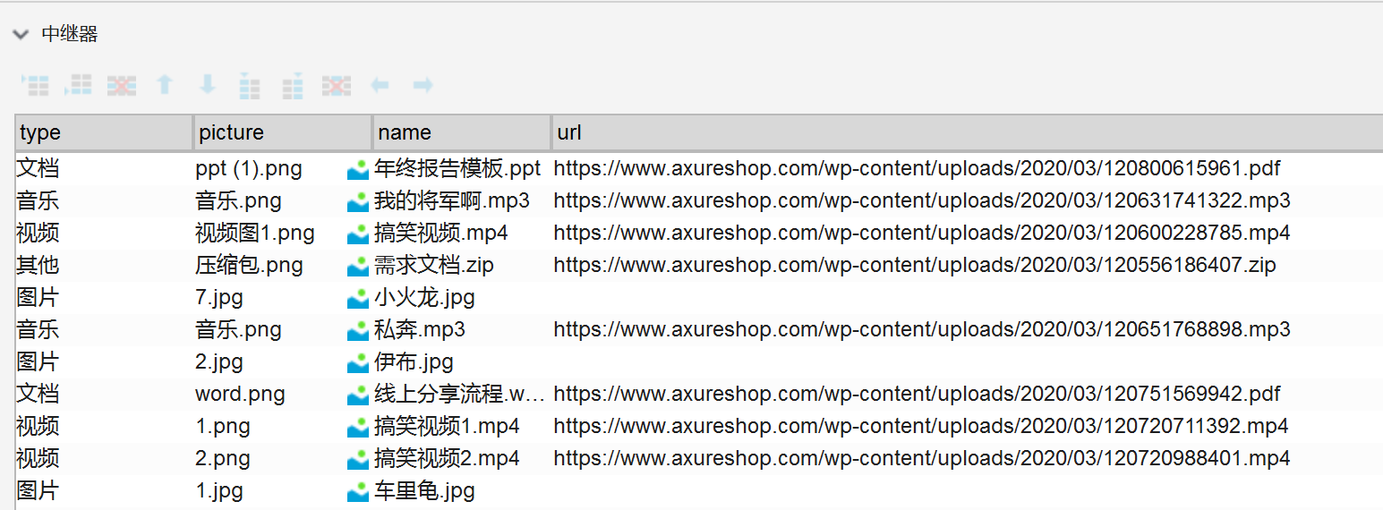 Axure教程 | 云盘案例原型：文件管理（图片、视频、文档、音乐管理）