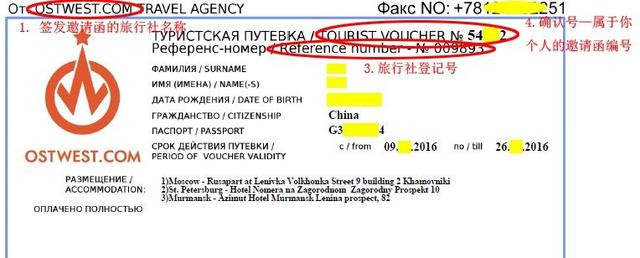 分享自助办理俄罗斯旅游签证