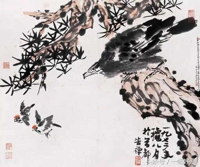 李苦禅：我画鹰是有绝招的，幅越大越能自由挥洒