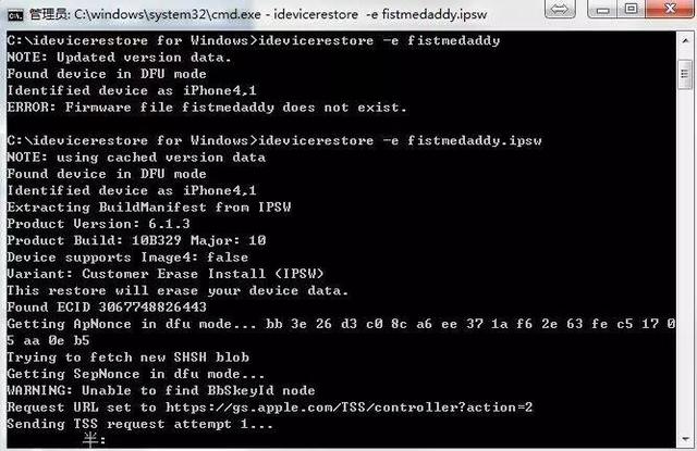拿好不谢，iPhone4s越狱降级到iOS6.1.3！