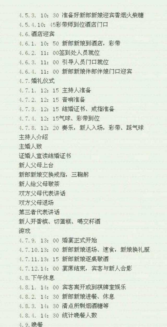 中国式结婚流程图，原来结婚要准备这么多东西！