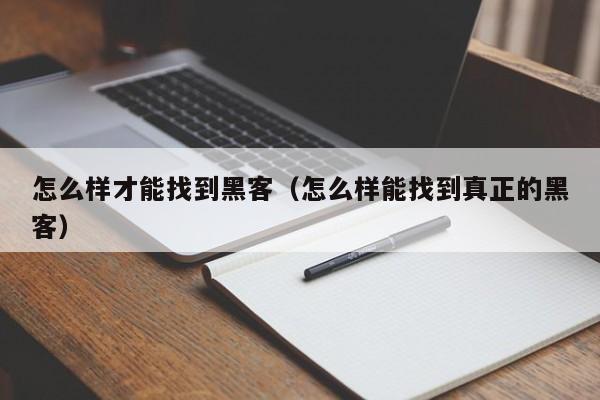 怎么样才能找到黑客（怎么样能找到真正的黑客）