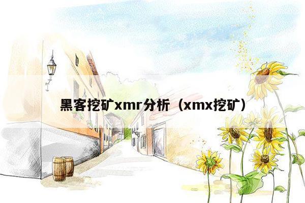 黑客挖矿xmr分析（xmx挖矿）