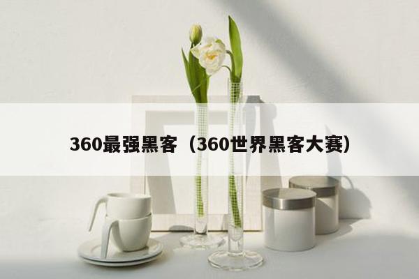 360最强黑客（360世界黑客大赛）