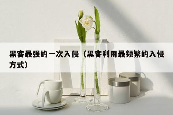 黑客最强的一次入侵（黑客利用最频繁的入侵方式）