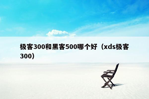 极客300和黑客500哪个好（xds极客300）