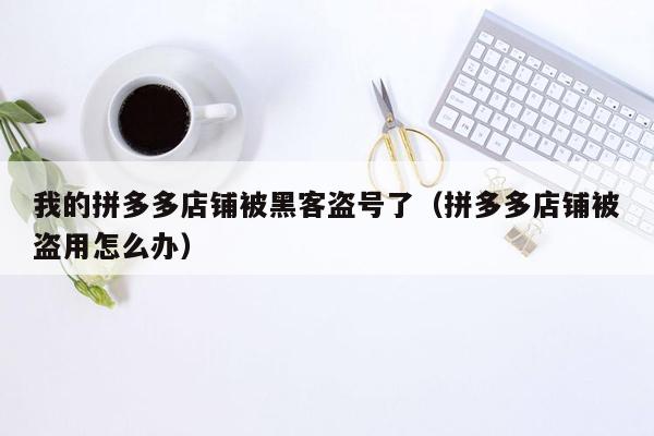 我的拼多多店铺被黑客盗号了（拼多多店铺被盗用怎么办）