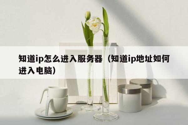 知道ip怎么进入服务器（知道ip地址如何进入电脑）