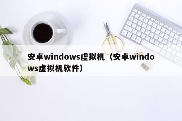 安卓windows虚拟机（安卓windows虚拟机软件）